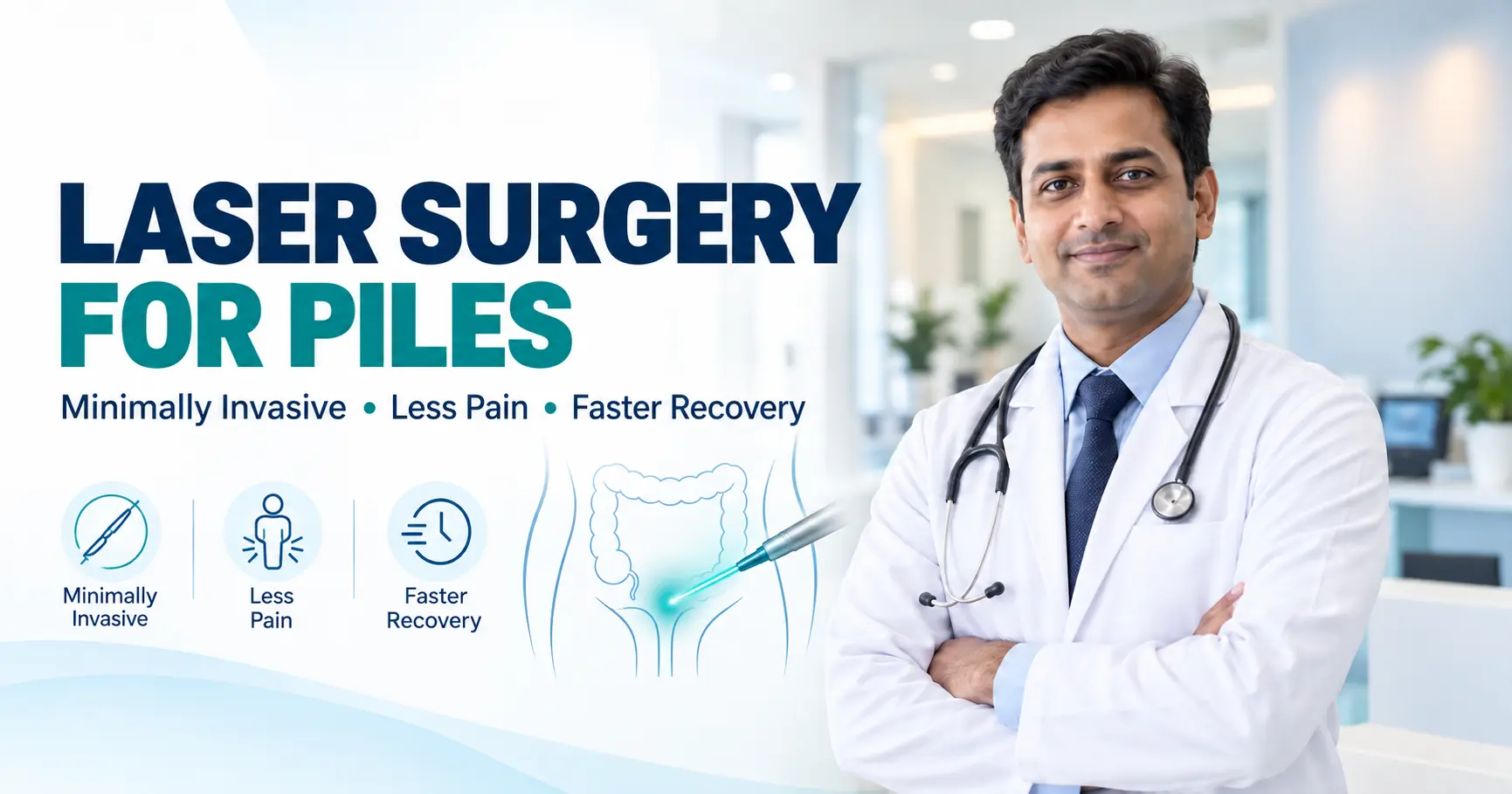 Laser surgery for piles consultation at Sri Arogya Hospital Bangalore